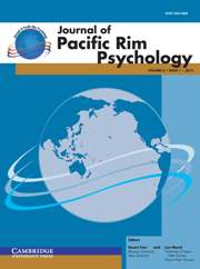 Journal of Pacific Rim Psychology